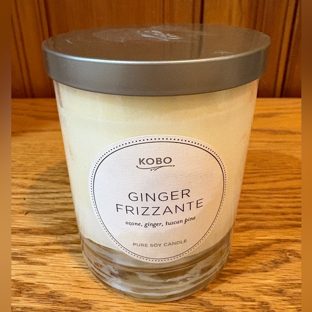 NEW KOBO Pure Soy Candle in Ginger Frizzante Fragrance